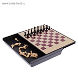 Игра Шахматы пласт. магн. 24*18см+доска