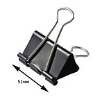 Зажим 51мм черн LITE,Lamark (12)