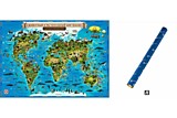 Игра Карта Мир Животный и растительный мир 101х69 детская ГЛОБЕН КН008 Игра Карта Мир Животный и растительный мир 101х69 детская ГЛОБЕН КН008