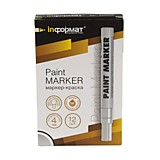 Маркер-краска 4мм inФормат PAINT PROFESSIONAL белый (12)