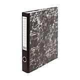 Папка-регистратор 55мм LITE сборн МРАМОР черный (25)