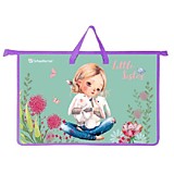 Папка д/труда А3 1отд молния сверху Schoolformat 466*335* 50 матерч/ручки пластик