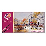 Краски акв худ 24цв карт/уп б/к Луч De Luxe (1/18)