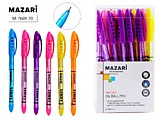 Ручка масл MAZARI Tricky 0,7мм игла тонир/корп, син, асс (1/50) НЕ ЗАКАЗ Ручка масл MAZARI Tricky 0,7мм игла тонир/корп, син, асс (1/50) НЕ ЗАКАЗ
