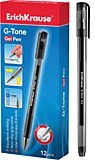 Ручка гел ErKr 17810 G-Tone шк черная (12)