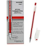 Ручка гел Crown Hi JELL HJR-500 красная (12) Ручка гел Crown Hi JELL HJR-500 красная (12)