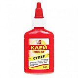 Клей ПВА  65гр Луч красный флакон 20С1332-08 (55)