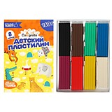 Пластилин  8цв 160г Calligrata б/стека к/уп (1/24)
