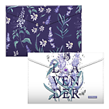 Папка пласт с кноп А4 ErKr Lavender, асс Папка пласт с кноп А4 ErKr Lavender, асс
