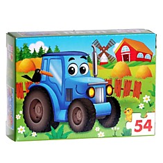 Игра пазлы   54эл Puzzle Tim Весёлый трактор (1/256)