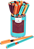 Ручка гел LOREX CLASSY SLIM SOFT,PASTEL SLIM GRIP 0,5 гругл/корп син,черн (24)НЕ ЗАКАЗ