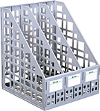 Лоток верт 3сек СТАММ пласт сборный серый,черный ЛТ80, ЛТ81 (17)