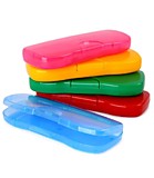 Пенал футляр пласт 1отд Стамм Creative, Цветной, асс