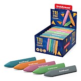 Ластик ErKr Tri Stick трехгранный 90*15*20мм 56040 (1/12) Ластик ErKr Tri Stick трехгранный 90*15*20мм 56040 (1/12)