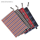 Папка ткань на молнии А4 МИКС Шотладка (12)