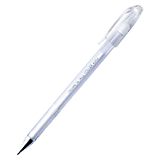 Ручка гел Crown Hi JELL HJ-500 0,7мм белая (12) 