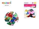 Игра Набор д/тв декор пайетки MAZARI Ory, 12*20мм п/бл. Игра Набор д/тв декор пайетки MAZARI Ory, 12*20мм п/бл.