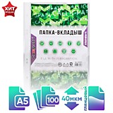 Вкладыш с перф-ей А5 прозр 40мкм Calligrata (100)