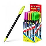 Ручка шар однораз ErKr Neon Accent 0,7мм цв/корп игла син, асс (1/50/200)