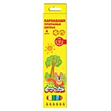 Карандаши  6цв Каляка-Маляка дерев/трёхгр/корп к/уп (24)