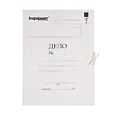 Папка Дело с завязками цвет немел БЕЛЫЙ inФормат 280г/м2  (200)