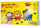 Пластилин 18цв 360г Каляка-Маляка со стеком к/уп (1/10)