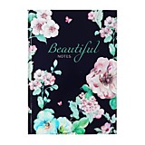 Тетрадь А4 160л кл тв/обл спираль Calligrata Цветы BEAUTIFUL NOTES