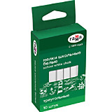 Мел шк бел  10шт ГАММА мяг. треугольная, к/уп (20)