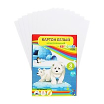 Картон белый немелованный