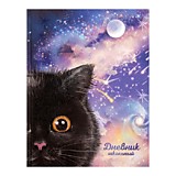 Дневник универс тв/ламин/обл Феникс+ 48л Чёрный котик,Кот