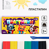 Пластилин  6цв 120г ArtFox STUDY со стеком к/у