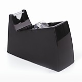Диспенсер для скотча BRAUBERG 26мм утяжелённый большой черн/пласт/корп (1/1)
