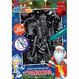 Игра Набор д/тв Гравюра А5 УМКА серебро+штихель Новый год Игра Набор д/тв Гравюра А5 УМКА серебро+штихель Новый год