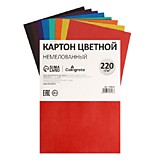 Картон немел  8цв  8л 1стор Calligrata на скрепке