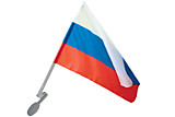 Флаг РФ  40*25 д/авто на кронштейне
