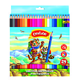 Карандаши 24цв Creativiki пласт/шестигр/корп к/уп (1/6)