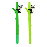 Ручка гел игрушка Calligrata Панда 0,5мм черн (12)