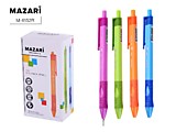 Карандаш цанг 0,5 пл MAZARI трехгр/пласт/цветной корпус с ластиком, асс (24)