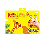 Картон Бархат 5л 5цв Каляка-Маляка 175х250 мм 3+ (1/100)