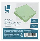 Блок самоклеящ пастель 76* 76мм  1цв/100л зеленый LITE 